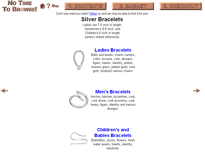 Silver bracelets