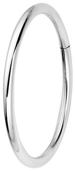 Silver bangle High polish Sterling Silver Circular hollow
