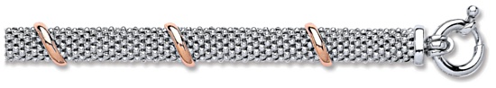 Silver bracelet Amethyst High polish Sterling Silver Marquis cut on 7 inch chain 1 cm adjuster
