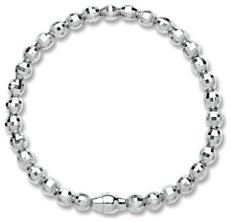 Silver bracelet Blue topaz High polish Sterling Silver Square open bar