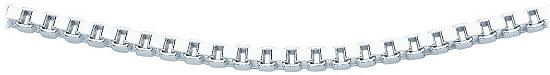 Silver chain 20 inch High polish Sterling Silver 3mm box