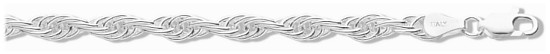 Silver chain 22 inch High polish Sterling Silver 5mm prince of wales, 26.5 grams.