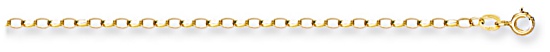 Gold chain 28 inch High polish 9ct gold 1.5mm belcher open diamond cut, 5.9 grams.