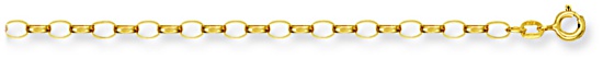 Gold chain 28 inch High polish 9ct gold 3mm belcher open diamond cut, 7.9 grams.