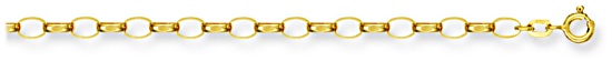 Gold chain 28 inch High polish 9ct gold 4mm belcher open diamond cut, 11.3 grams.
