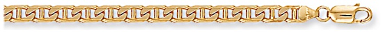 Gold chain 22 inch High polish 9ct gold 5mm anchor, 29 grams.