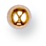 Gold stud earrings High polish 9ct gold Single 4mm ball