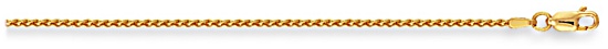 Gold chain High polish 9ct gold 28 inch 1.2mm speego, 7.4 grams.