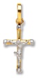 Gold pendant High polish 9ct gold Clear zirconium Shoe stileto, 2.4 grams.