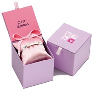    D4Diamond pink presentation gift box
